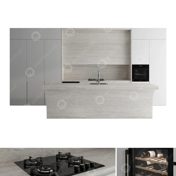 Kuchnia Set 14 model 3D