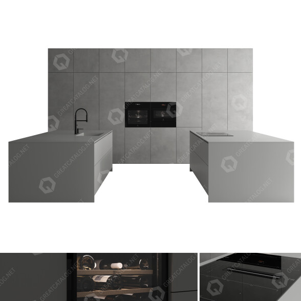 Kuchnia Set 16 model 3D