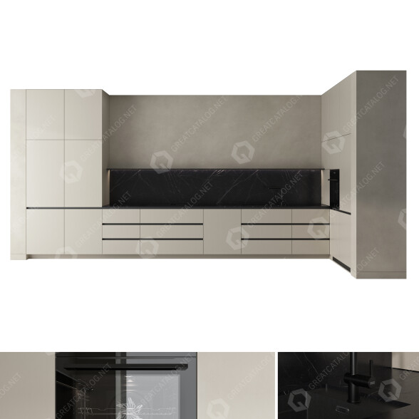 Kuchnia Set 18 model 3D