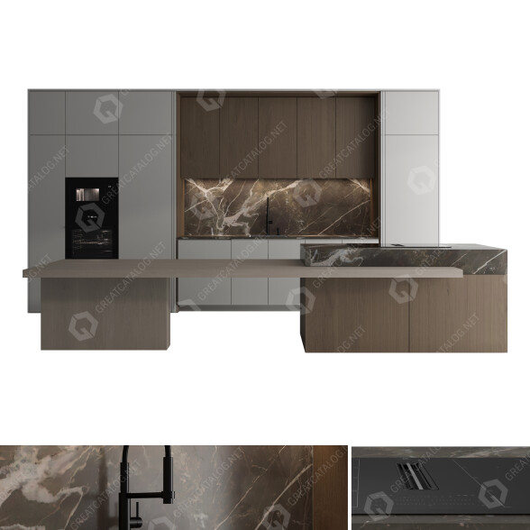 Kuchnia Set 20 model 3D