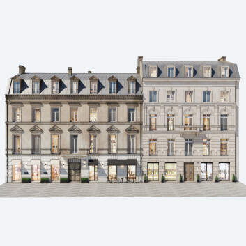 Domy Facades Vol 4.1 Classical Style Model 3D