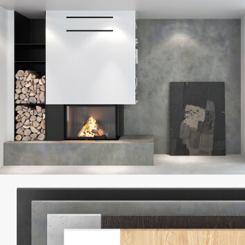 Дров'яні каміни Romotop Decorative Wall Set 02