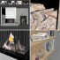 Дров'яні каміни Romotop Decorative Wall Set 02 - Rakochi Design