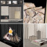 Wood Fireplaces Romotop Decorative Wall Set 03 - Rakochi Design