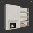 Дров'яний камін Romotop Decorative Wall Set 29 - Rakochi Design