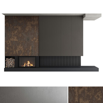 Дров'яний камін Romotop Decorative Wall Set 32