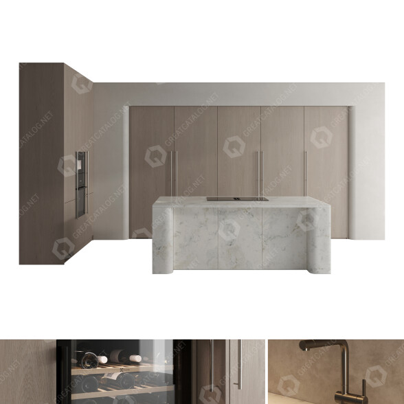 Kuchnia Set 34 model 3D