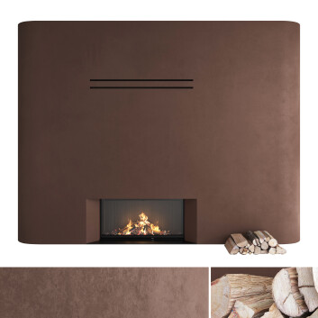 Дров'яний камін Romotop Decorative Wall Set 34