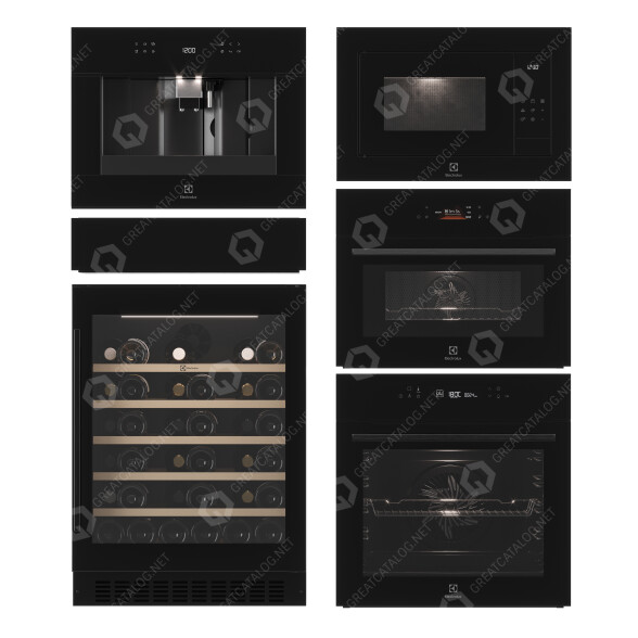 Appareils de cuisine Electrolux Ensemble 01 modèle 3D
