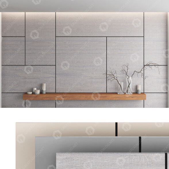 Стінові панелі Decorative Set 7 3D модель