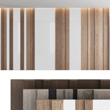 Paneles de pared Decorative Set 8
