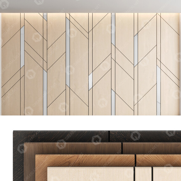 Стінові панелі Decorative Set 11 3D модель