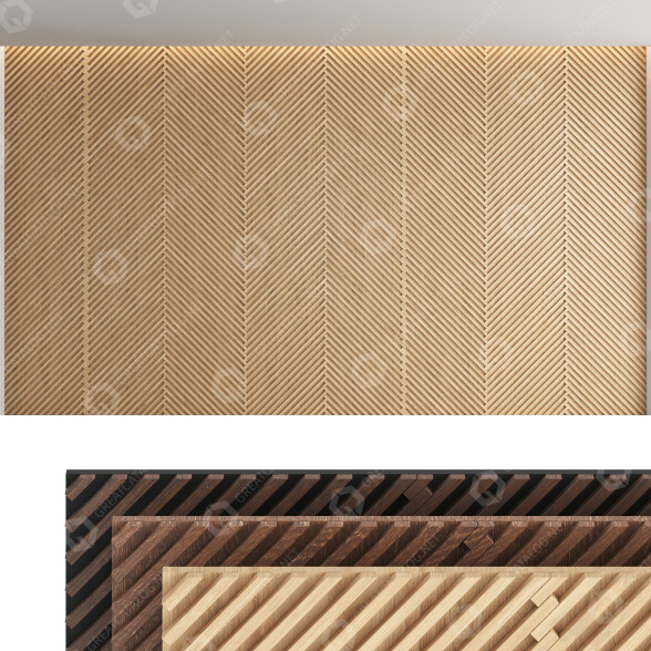 Panneaux muraux Decorative Set 15 modèle 3D
