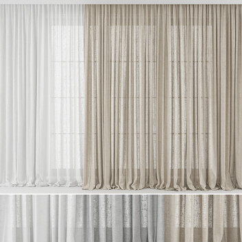 Штори Long Linen Set 02