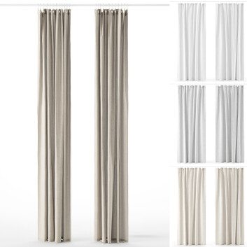 Штора для ванної кімнати Zara Home Набір 01 3D модель