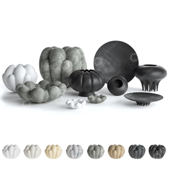 Вазы 101 Copenhagen Set 01 3D модель