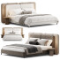 Кровать и тумбочки Minotti Tatlin - Zikkoo