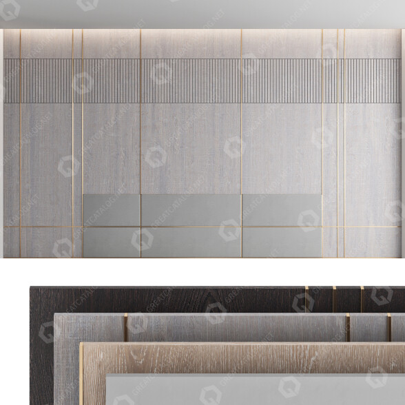 Стінові панелі Decorative Set 22 3D модель