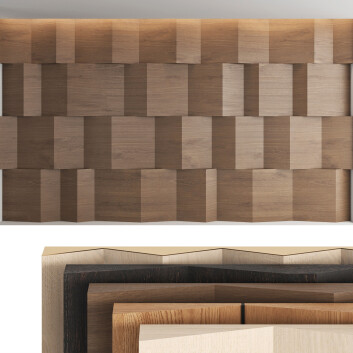 Paneles de pared Decorative Set 26