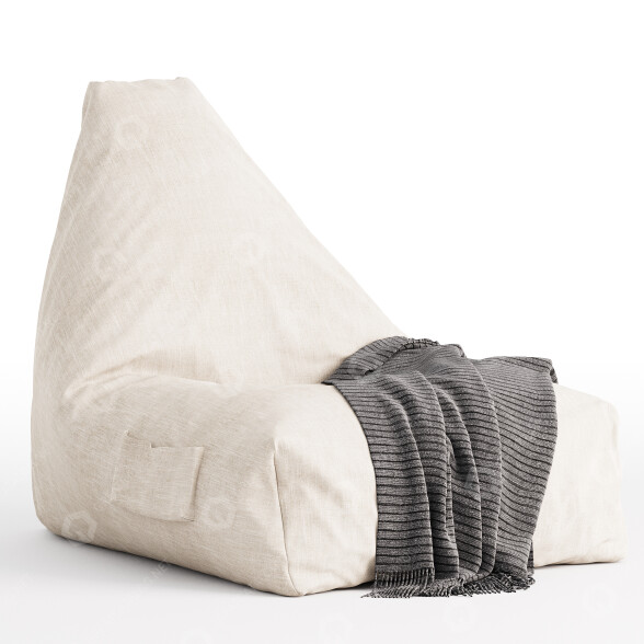 Крісло-мішок Zara Home Бавовна 3D модель