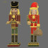 Іграшки Nutcracker Drummer and Santa - Kudim