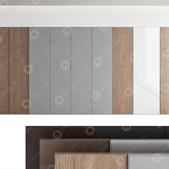 Стінові панелі Decorative Set 28 3D модель