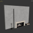 Kominek na drewno Romotop Decorative Wall Set 61 - Rakochi Design