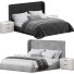 Cama y mesitas de noche Stylish Club Porto - 3dcloudd