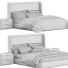 Cama y mesitas de noche Stylish Club Porto - 3dcloudd