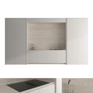Kitchen Set 01 3D model