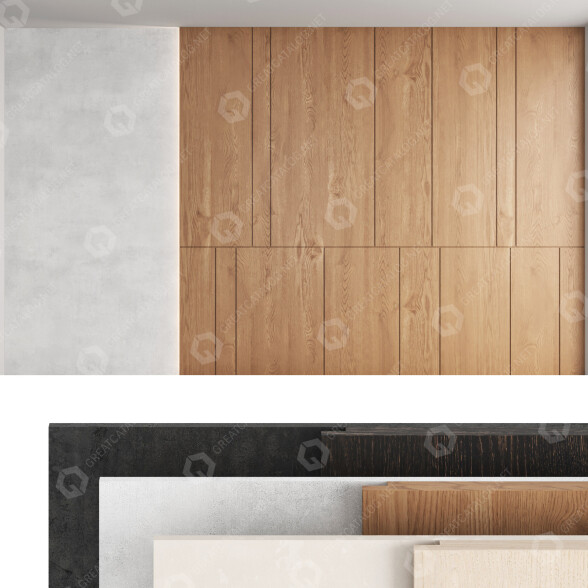 Стінові панелі Decorative Set 40 3D модель