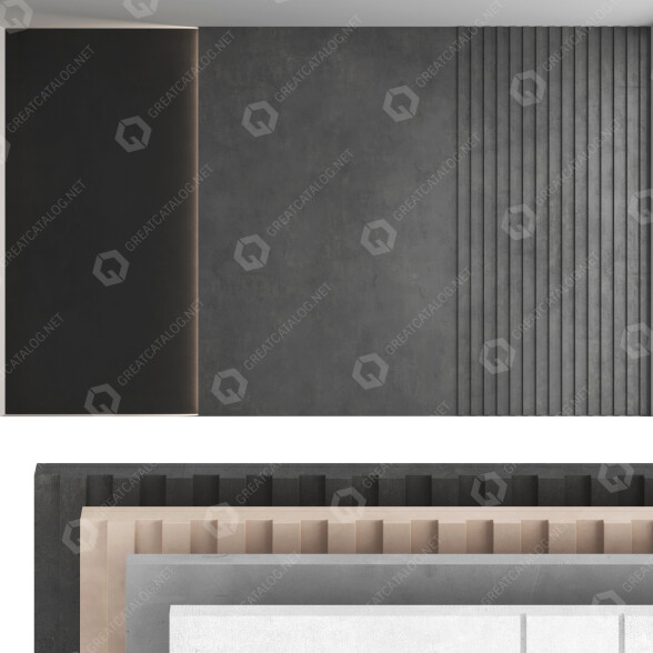 Paneles de pared Decorative Set 41 Modelo 3D