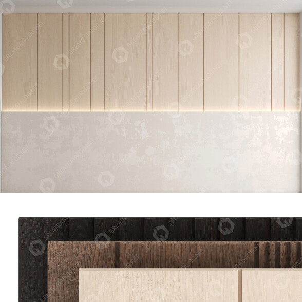 Стінові панелі Decorative Set 42 3D модель