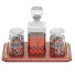 Boire Tray of Carafe Whisky with Glasses - Pro
