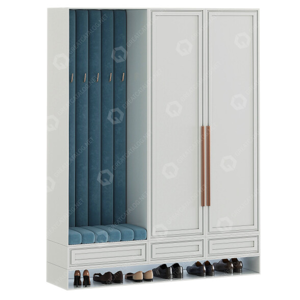 Jednostka korytarzowa Set 3 model 3D
