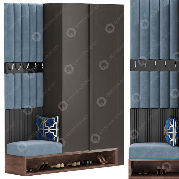 Jednostka korytarzowa Set 4 model 3D