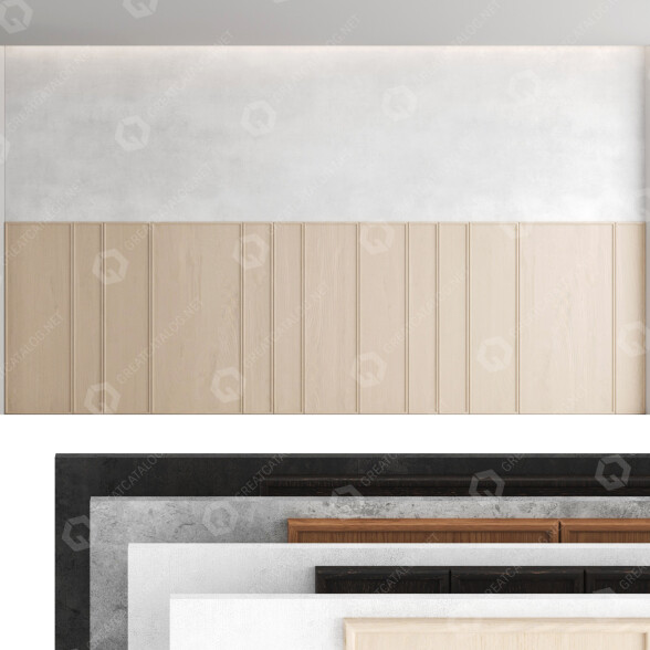 Стеновые панели Decorative Set 44 3D модель