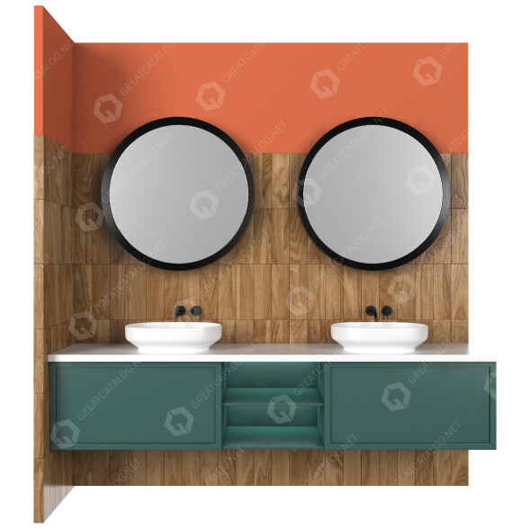 Ванна кімната Furniture Set 08 3D модель