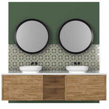 Bathroom Furniture Set 09 3D model