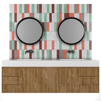 Bathroom Furniture Set 10 3D model