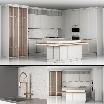 Kitchen Noclassic Set 10 3D model