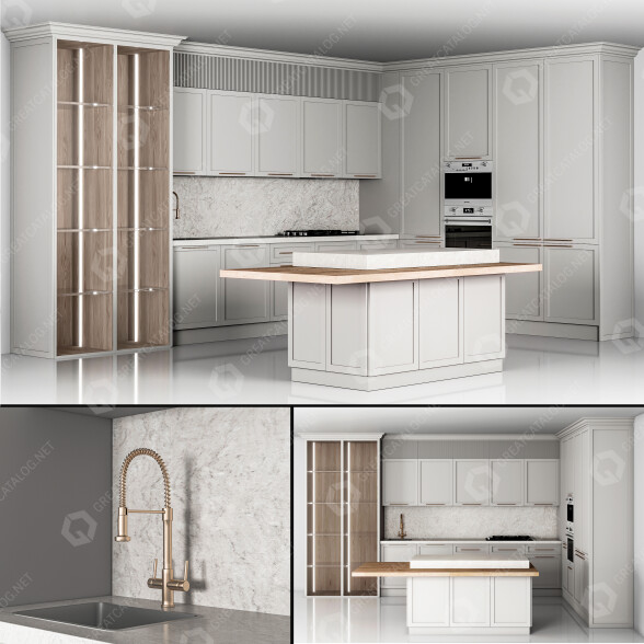 Kitchen Noclassic Set 10 3D model