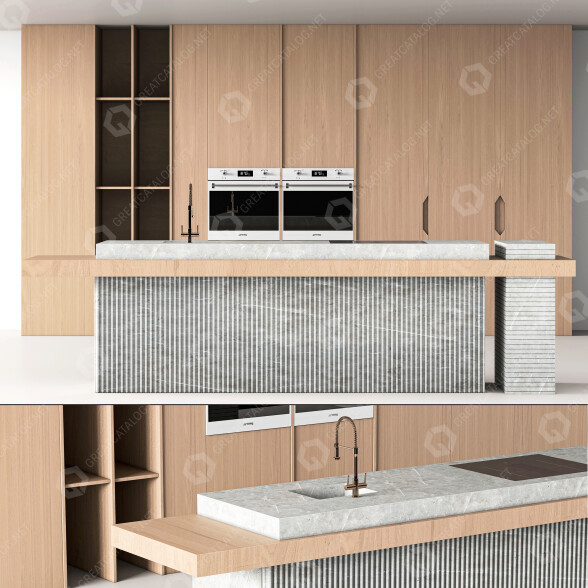 Kitchen Modern 22 3D model