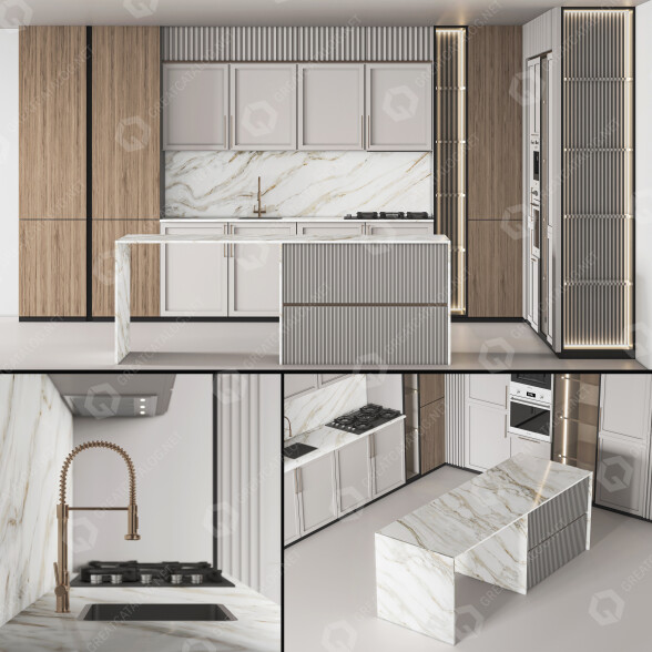 Кухня Neoclassic 12 3D модель