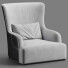Sillón y otomana Meridiani Liu - Sergey Gnatyk