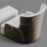 Sillón y otomana Meridiani Liu - Sergey Gnatyk