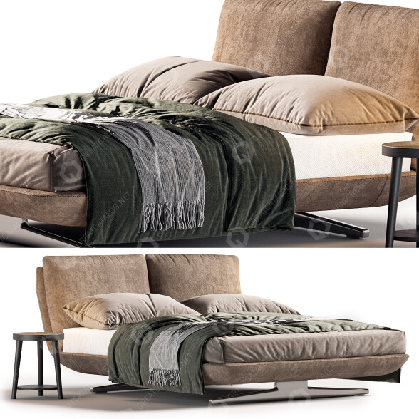 Bed and Bedside Tables Twils Biggie 3D model GreatCatalog 40373