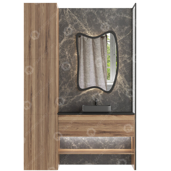 Bathroom Furniture 01 3D model
