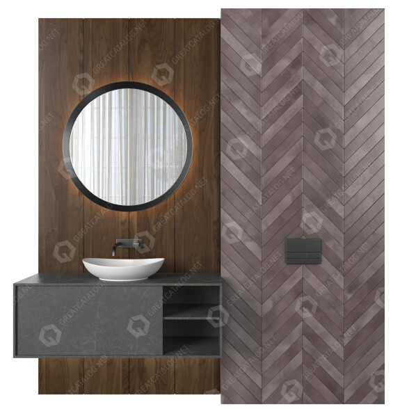 Łazienka Furniture 04 model 3D