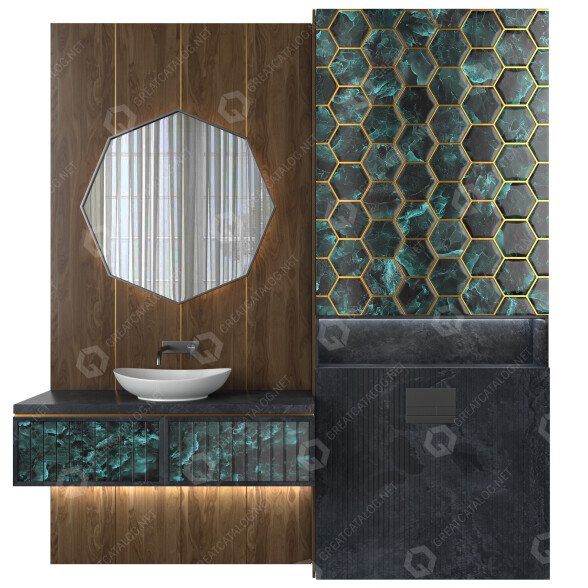 Ванная комната Furniture 05 3D модель